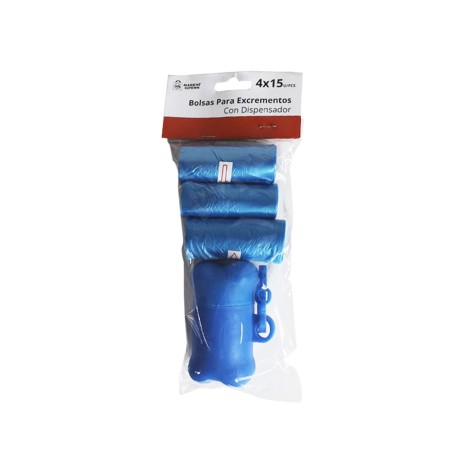 Dispensador com 4 Rolos e 15 Sacos Dejetos - Image product