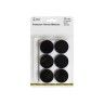 Protetores Adesivos Feltro Redondo Preto 3.7cm Pack 12 Protetores Adesivos Feltro Redondo Preto 3.7cm Pack 12