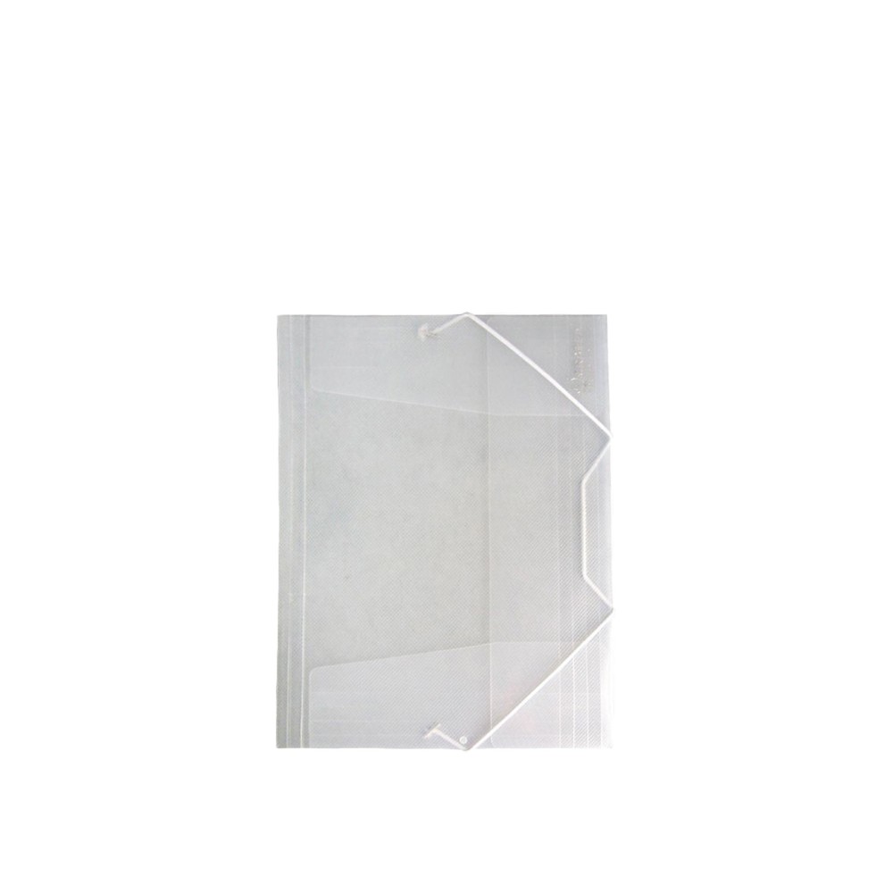 Capa Plástica com Elásticos Transparente 23X31cm