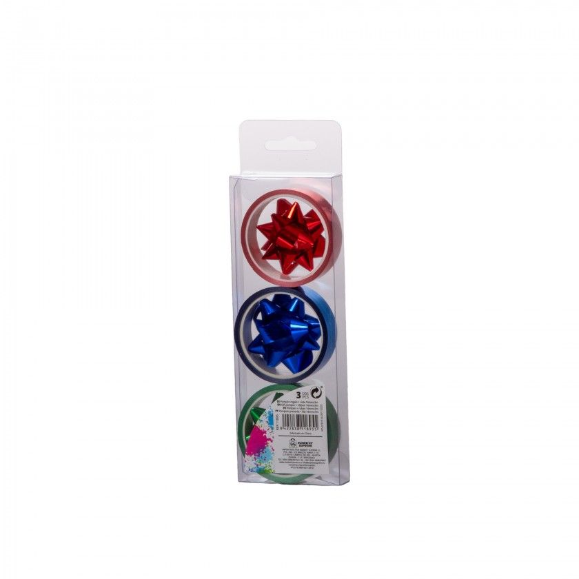 Fita Embrulho 14mmX3m + Lao Estrela Pack 3