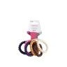 Elástico Cabelo Plástico Espiral Cores Sortidas Pack 6 Elástico Cabelo Plástico Espiral Cores Sortidas Pack 6