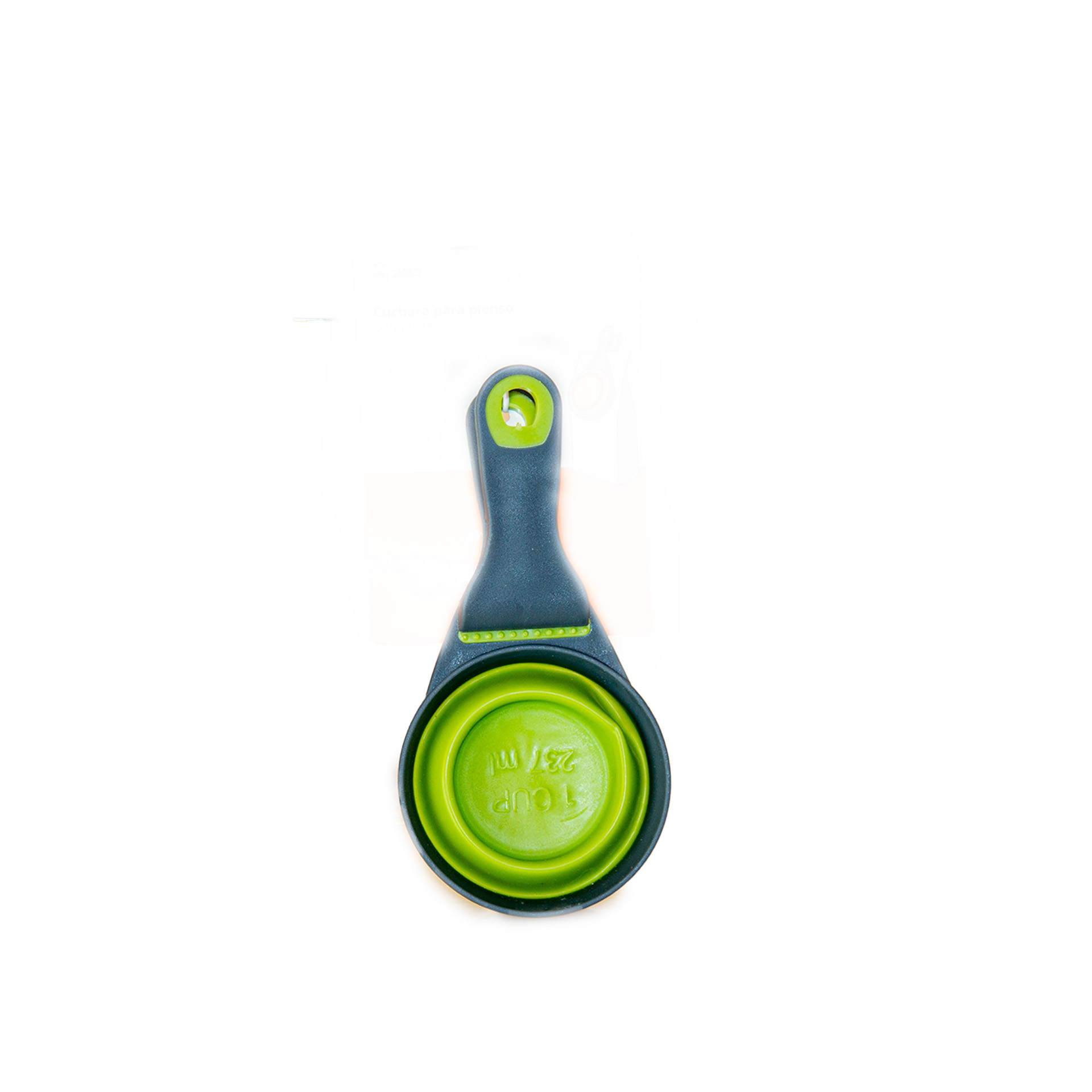 Colher Medidora com Pinça para feixo de saco 237ml 19.5X9.5X6cm