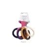 Elástico Cabelo Plástico Espiral Cores Sortidas Pack 6 Elástico Cabelo Plástico Espiral Cores Sortidas Pack 6