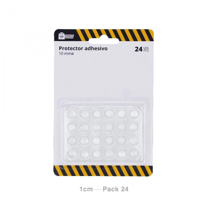 Protetor Adesivo Silicone Transparente 1cm Pack 24 Protetor Adesivo Silicone Transparente 1cm Pack 24