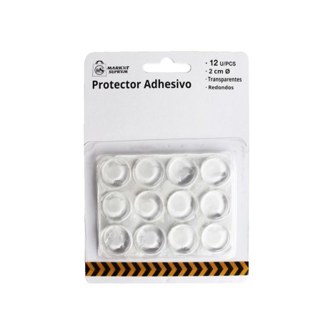 Protetor Adesivo Silicone Transparente 2cm Pack 12 - Image product