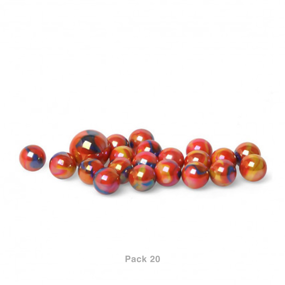 Conjunto 20 Berlindes 16mm + Bola Super Girl 25mm