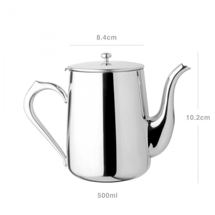 Cafeteira Inox Algarve N.2 500ml 8.4X10.2cm