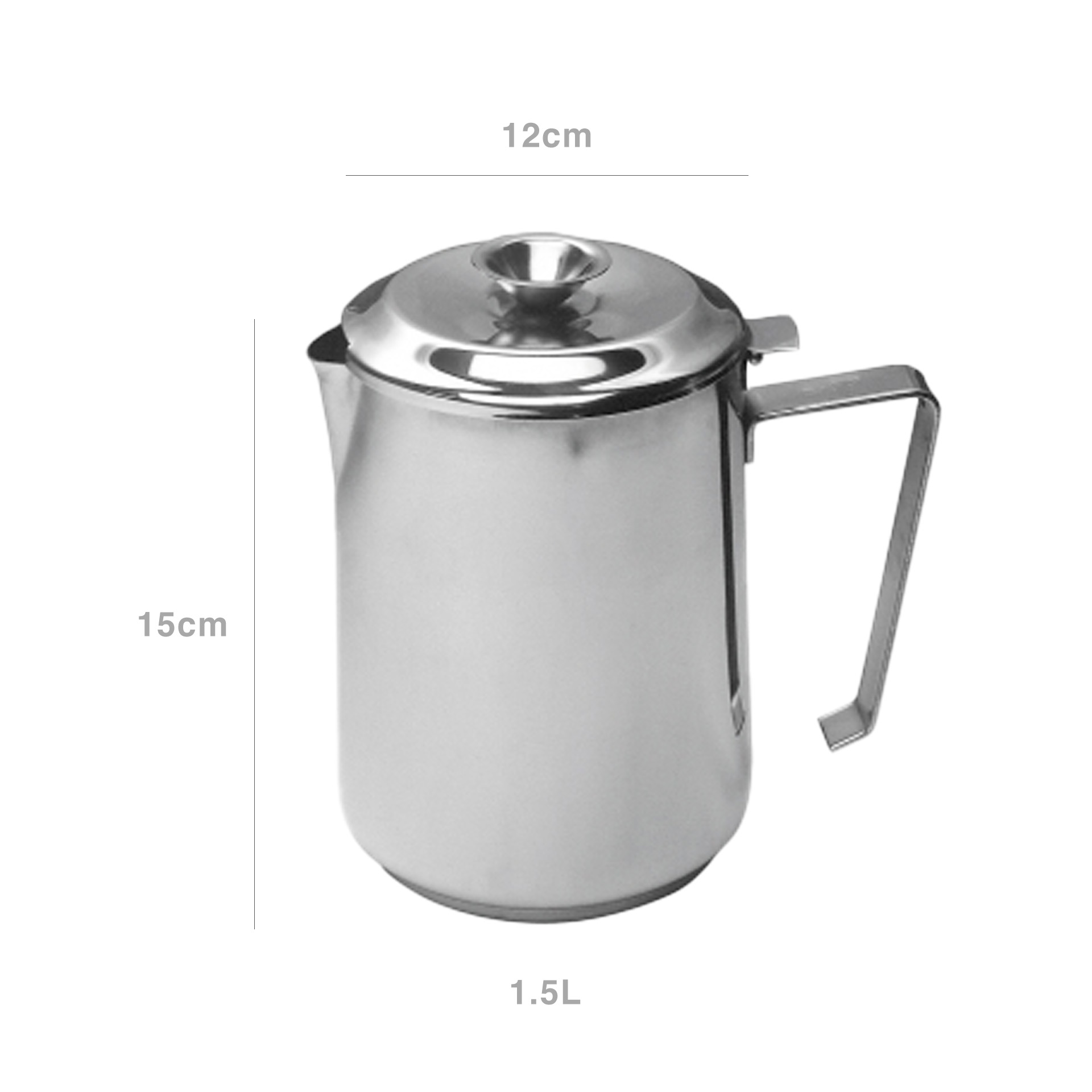 Cafeteira Inox Gourmet com Fundo Termico 1.5L 12X15cm