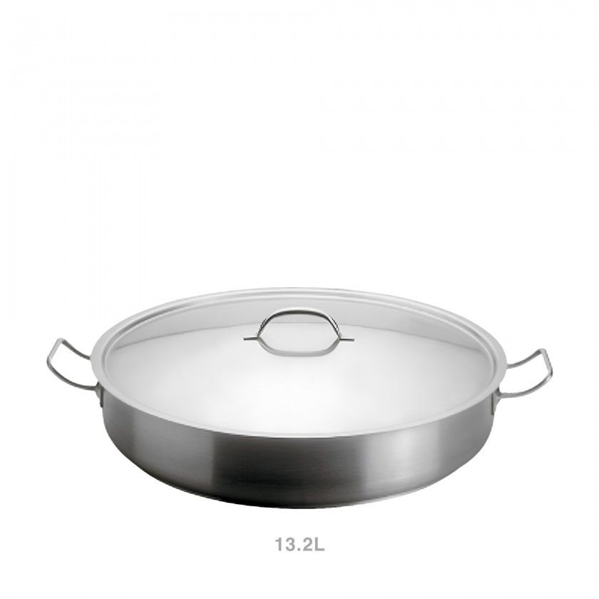 Caarola Baixa Industrial Inox Grand Gourmet N.45 13.2L