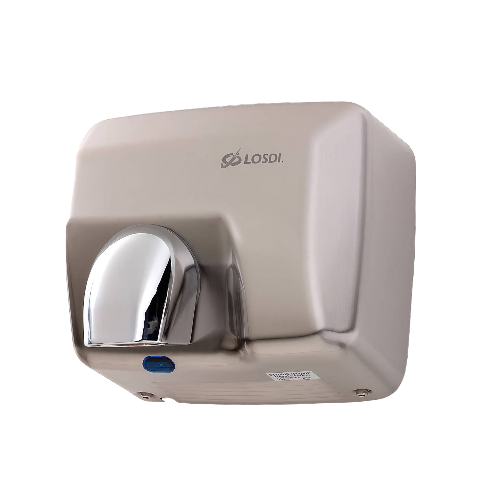 Secador Mãos Óptico Inox Blinder Cinza Satinado 2500W 26.7X20.3X24.1cm