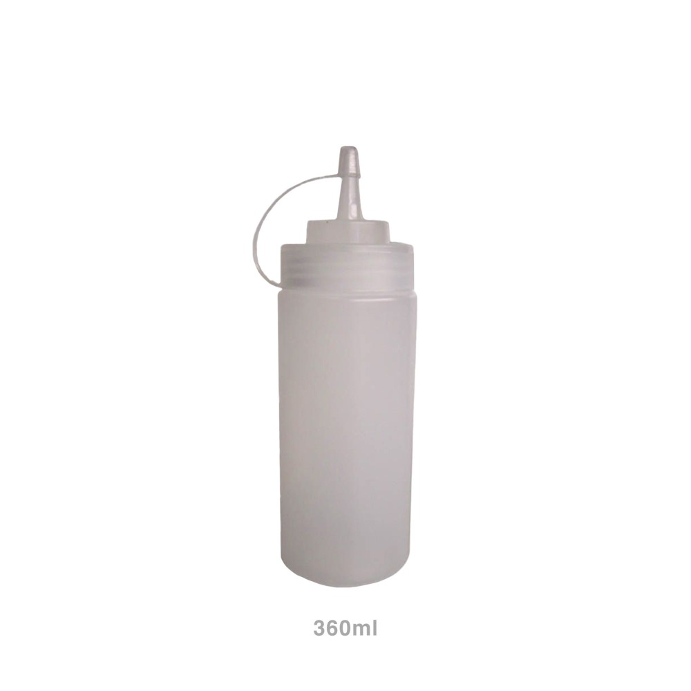 Frasco Molhos Plástico Redondo 360ml