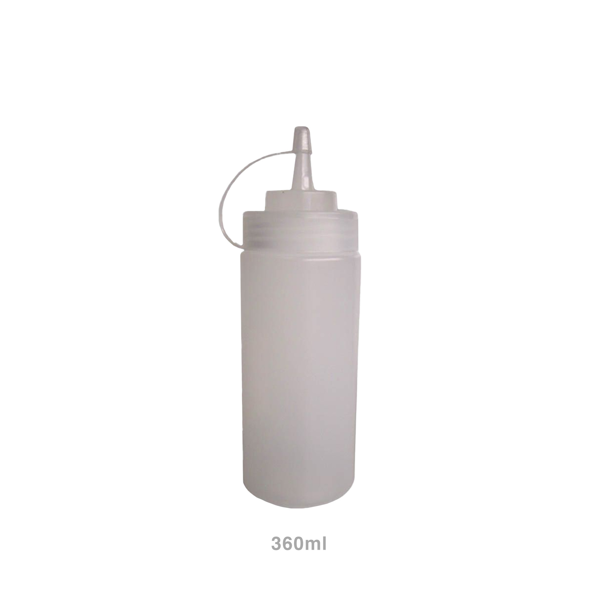 Frasco Molhos Plástico Redondo 360ml