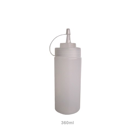 Frasco Molhos Plástico Redondo 360ml - Image product
