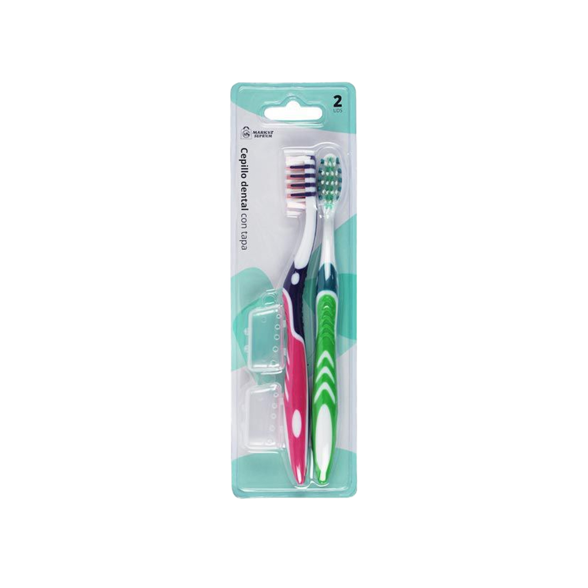 Escova Dentes 19cm Pack 2
