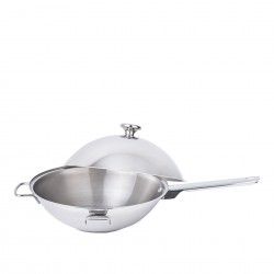 Cataplana + Wok Inox Faro Redondo 3.4L 28X20cm