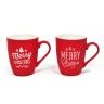 Caneca Merry Christmas Sortido 350ml 8.5X10.2cm