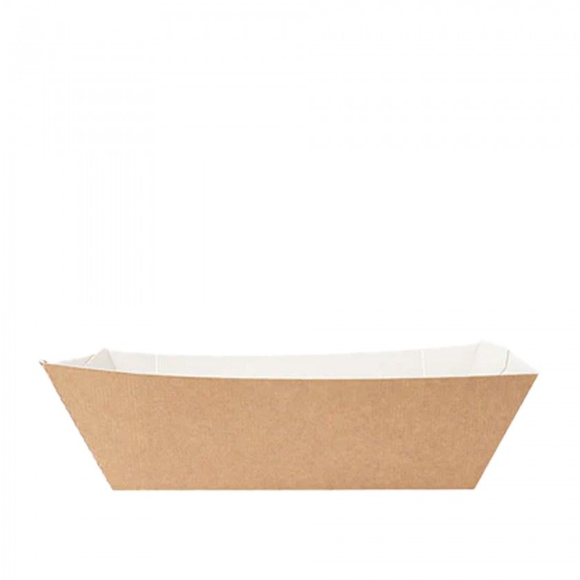 Barqueta Cartão Kraft Pack 100 Barqueta Cartão Kraft Pack 100