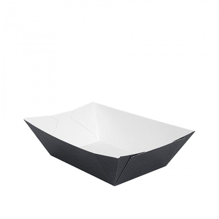 Barqueta Carto Preto 13.5X85X6.2cm Pack 150