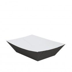 Barqueta Carto Preto 17X9.7X6.3cm Pack 100