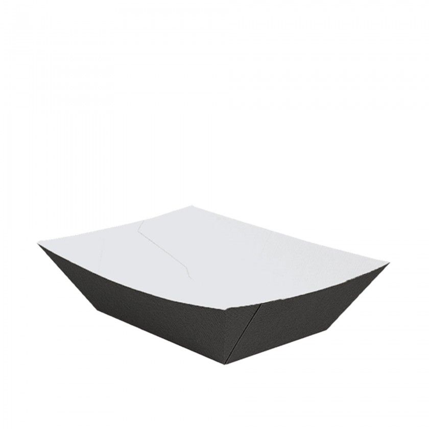 Barqueta Carto Preto Pack 100