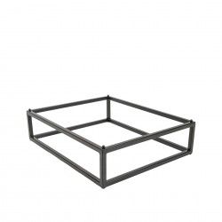 Suporte Buffet Ferro Retangular Preto 32.5X26.5X8cm