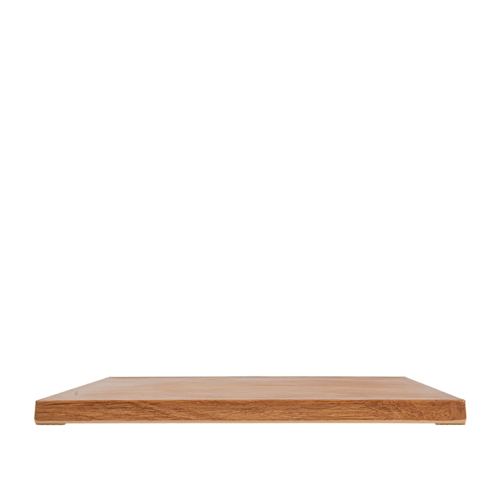 Bandeja Buffet Melamina Efeito Madeira Retangular 32.5X26.5X1.7cm