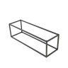 Suporte Buffet Ferro Retangular Preto 53X16.2X16cm