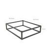 Suporte Buffet Ferro Retangular Preto 32.5X26.5X8cm