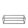 Suporte Buffet Ferro Retangular Preto 53X16.2X16cm