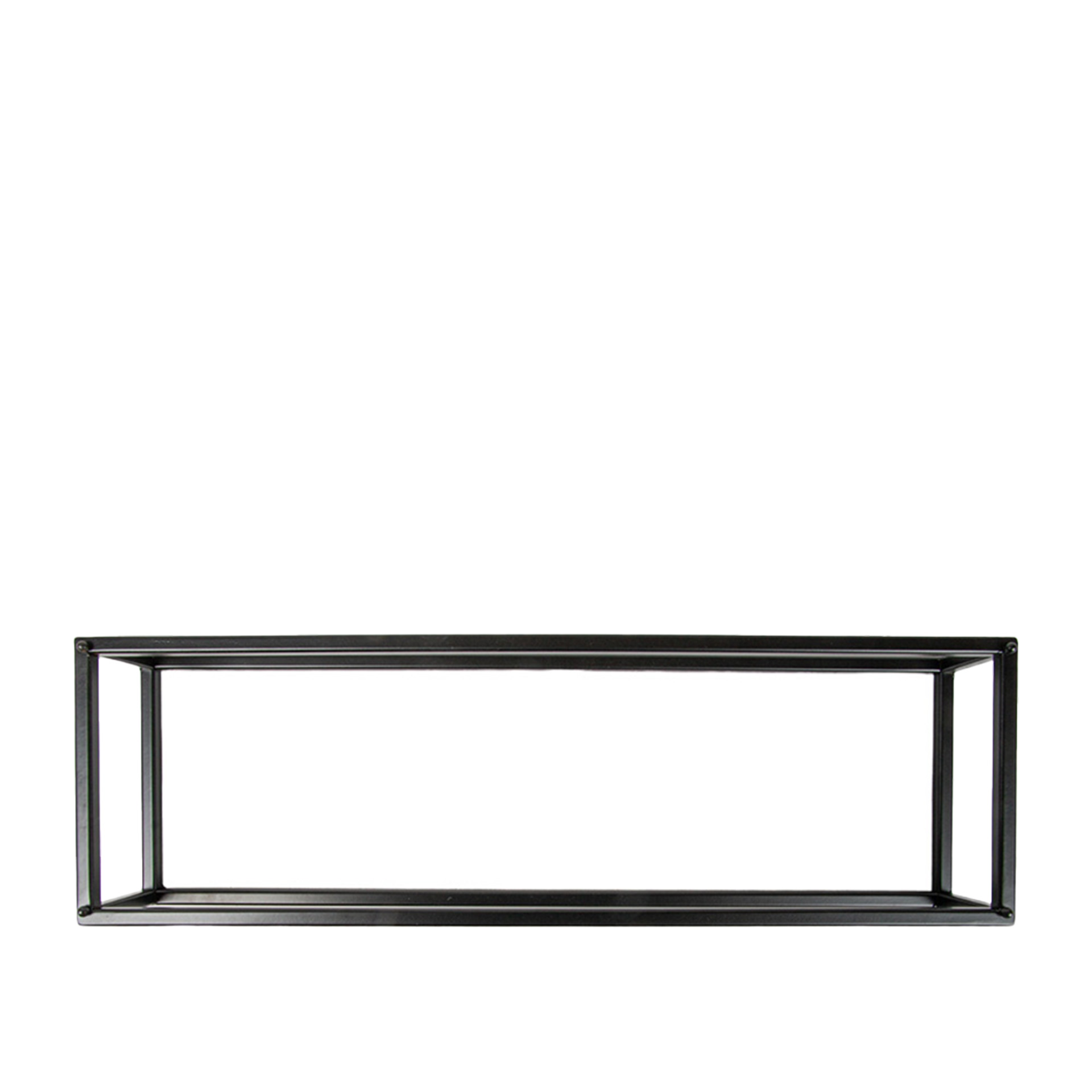 Suporte Buffet Ferro Retangular Preto 53X16.2X8cm