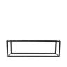 Suporte Buffet Ferro Retangular Preto 53X16.2X16cm