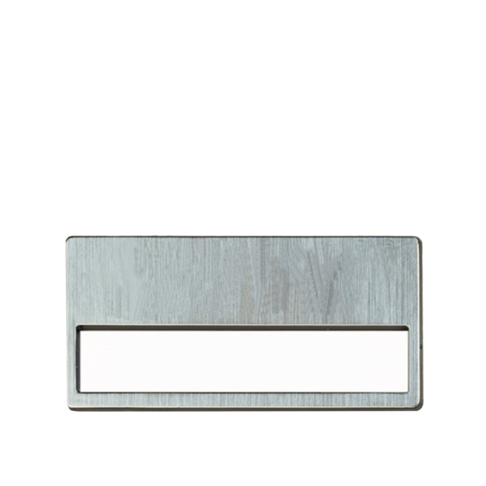 Placa Identifica��o Pl�stico 6.7X4cm