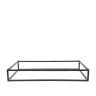 Suporte Buffet Ferro Retangular Preto 53X32.5X8cm