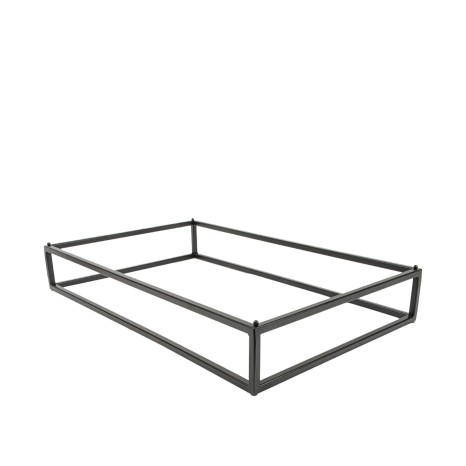 Suporte Buffet Ferro Retangular Preto 53X32.5X8cm - Image product