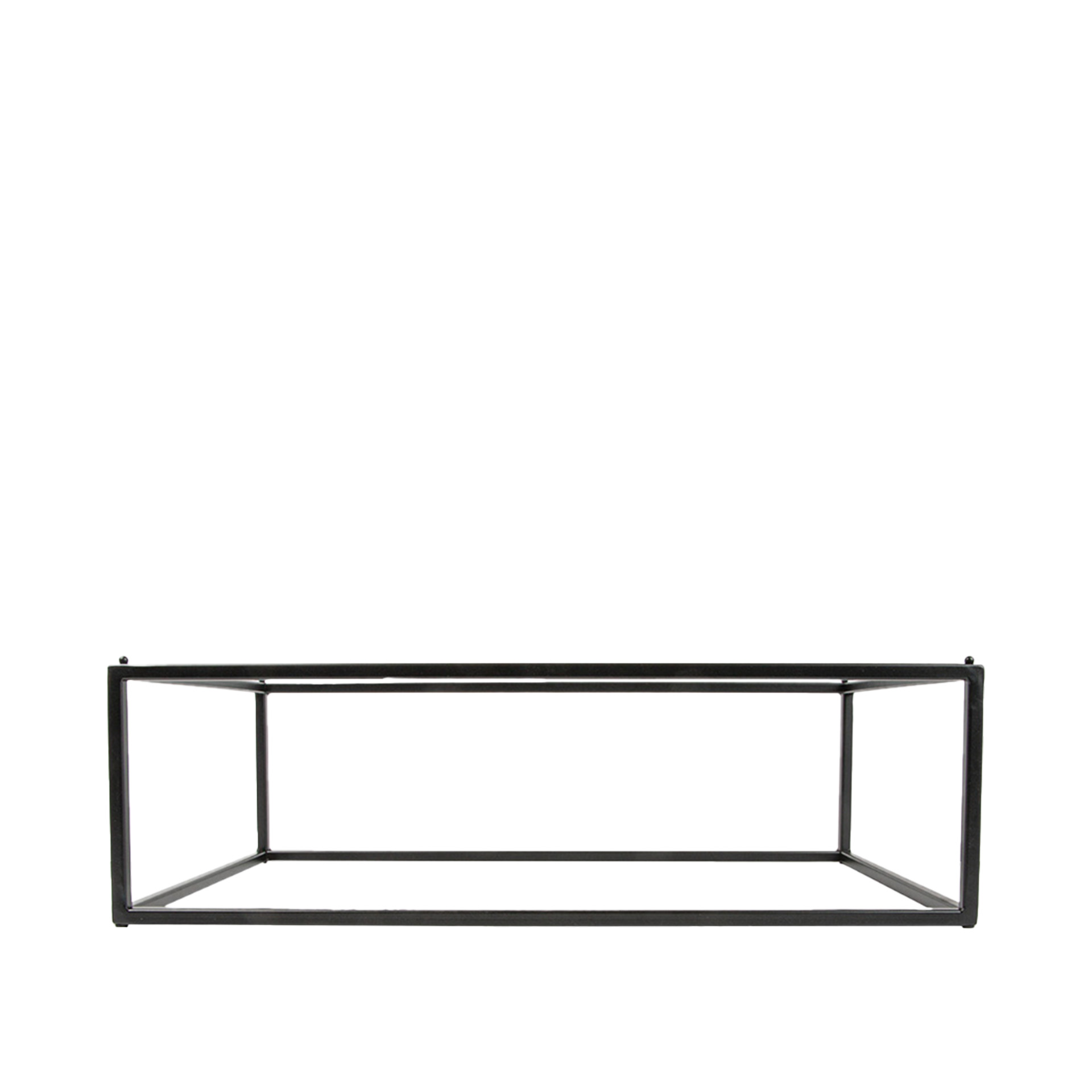 Suporte Buffet Ferro Retangular Preto 53X32.5X16cm