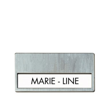 Placa Identifica��o Pl�stico 6.7X4cm