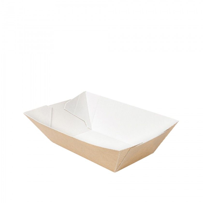 Barqueta Carto Kraft Pack 200