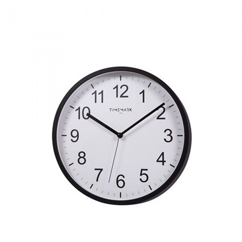 Relgio Parede Timemark Redondo Sortido Branco / Preto 30cm