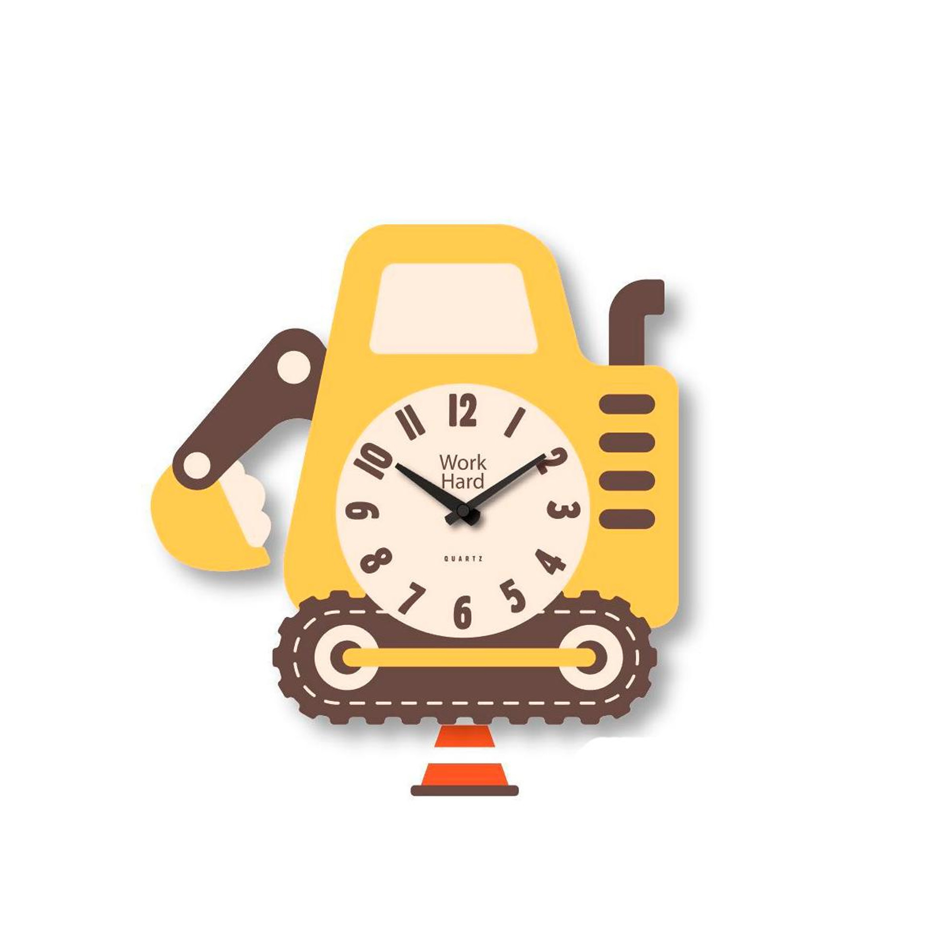 Relógio Pêndulo Timemark Amarillo 30X30cm