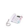 Telefone Fixo Plstico Kooltech Branco 20X20X6.5cm