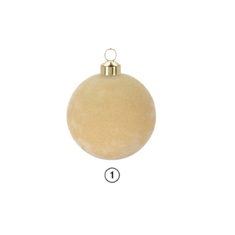 Bola Natal Veludo 10CM - Image product