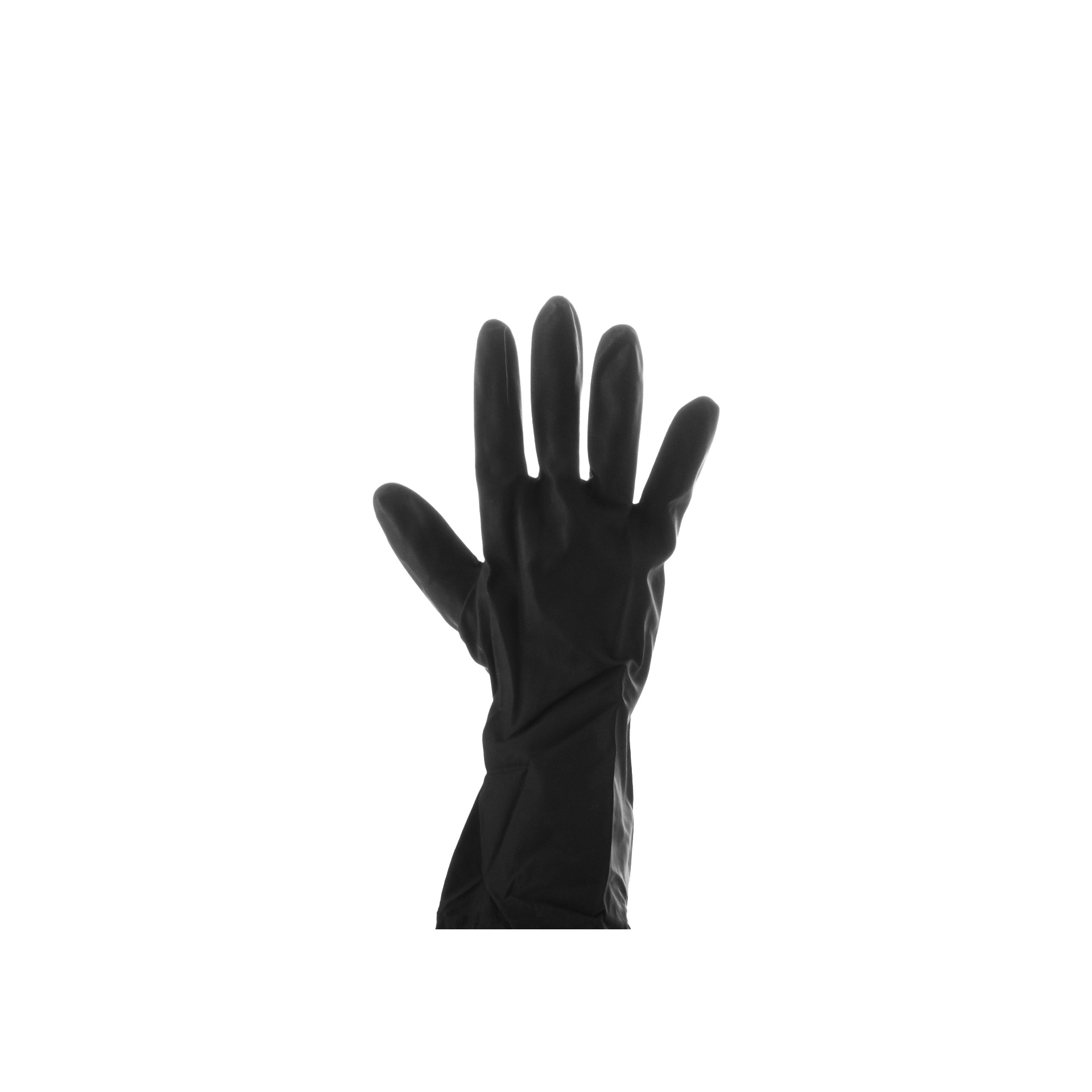 Luva Látex Industrial Preto L