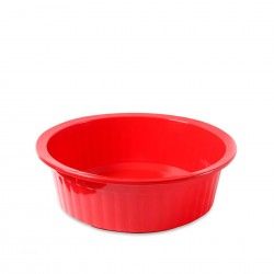 Bacia Plstica Redonda Vermelho 27l 53X19.5cm