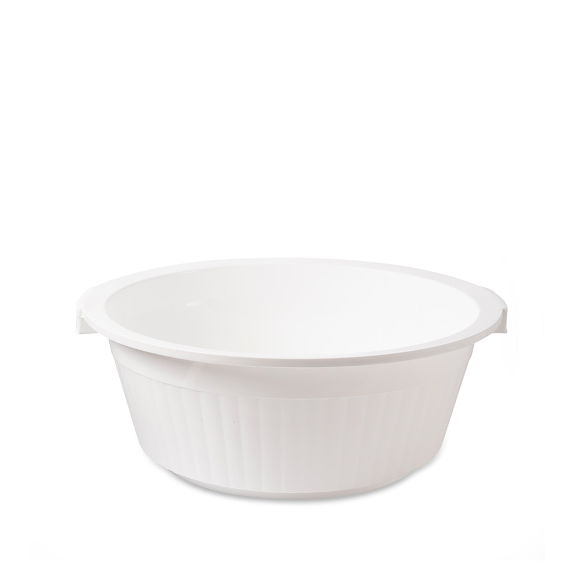 Bacia Plástica Redonda Branco 18l 45X18cm