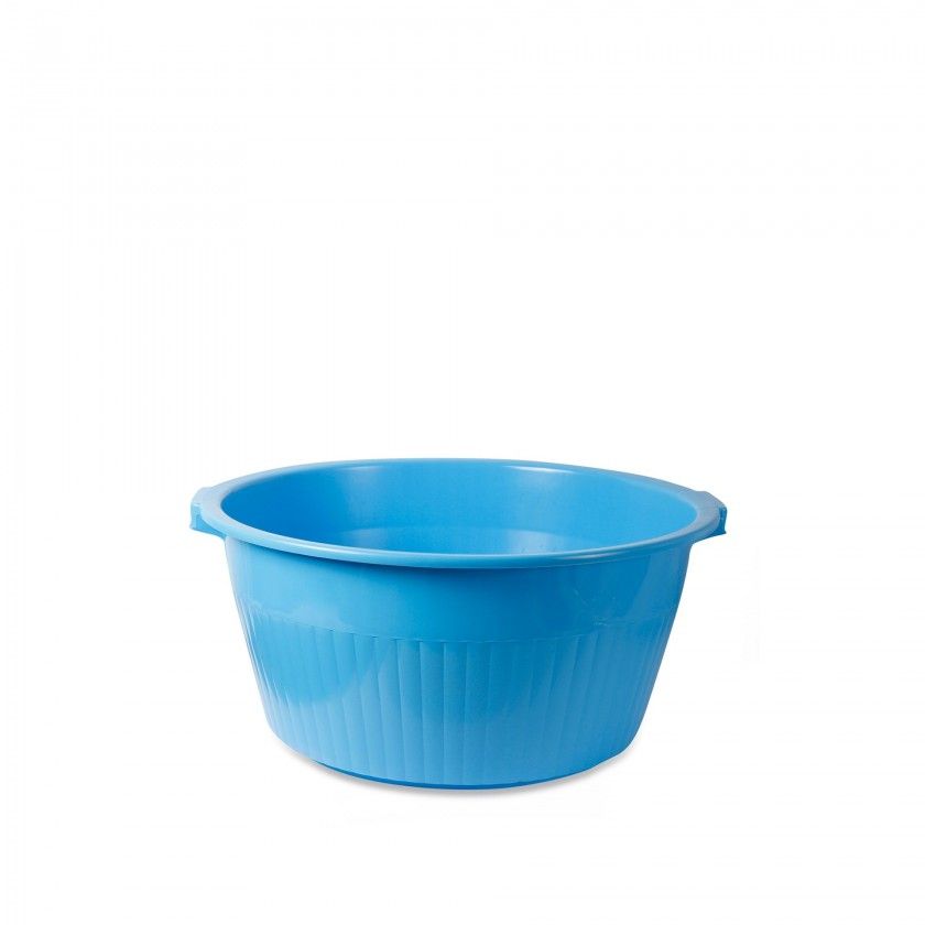 Bacia Plstica Redonda Azul 11.5l 37.5X16.5cm