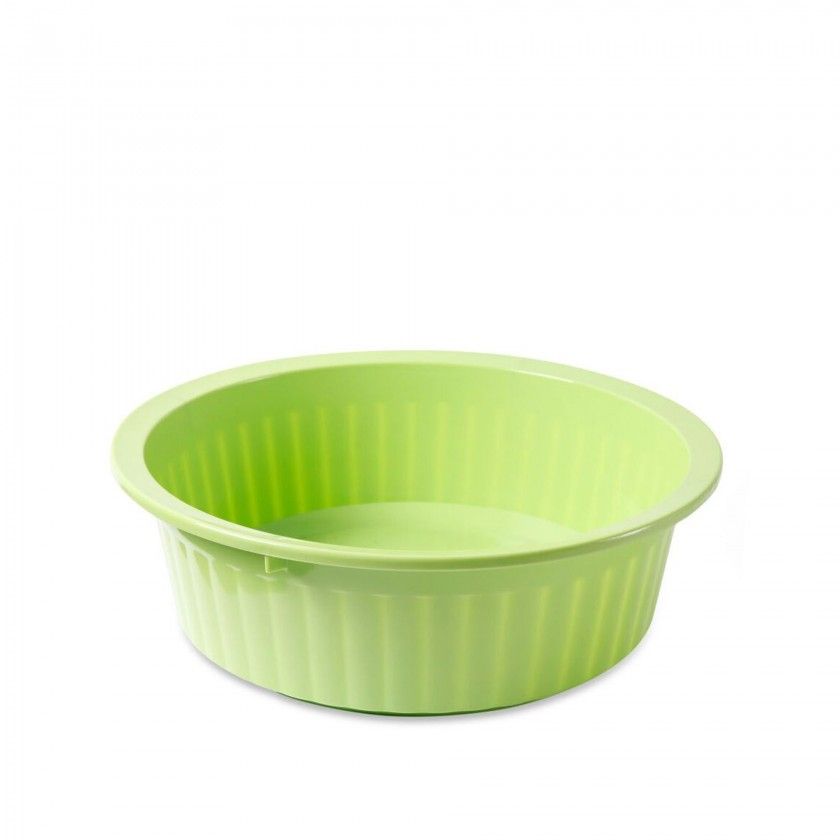 Bacia Plstica Redonda Verde 27l 53X19.5cm
