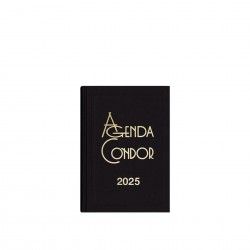 Agenda Diria 2025 Mini Condor Preto 10X16cm