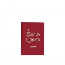 Agenda Diria 2025 Mini Condor Vermelho 10X16cm