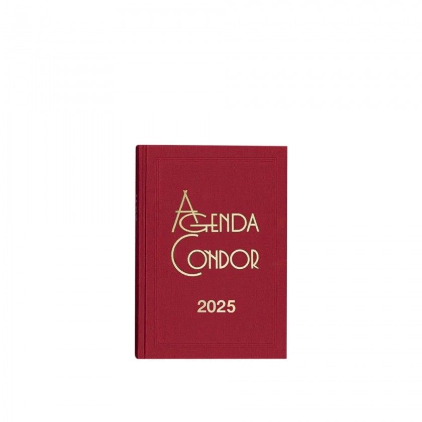Agenda Diria 2025 Mini Condor Vermelho 10X16cm