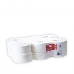 Rolo Papel Higinico Jumbo 600 Servios 180m Pack 12